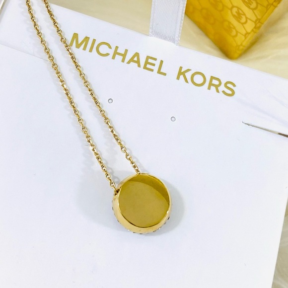 Michael Kors Gold Pendant Necklace - Picture 4 of 7